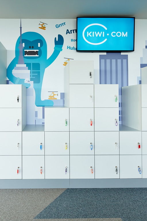 detail individuálních úložných skříněk